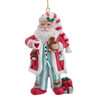 Santa In PJ's Ornament