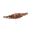 10" 20L Warm White Fairy LED Natural Rattan Star Tree Topper