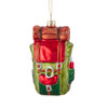 Glass Hiking Backpack Ornament