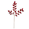 Dark Red Leaf Spray