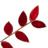 Dark Red Leaf Spray