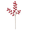 Dark Red Leaf Spray