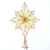15.5“ 30L Warm White Fairy LED Gold Star Treetop