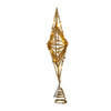 15.5" CUL 30L Warm White Fairy LED Gold Star Tree Topper