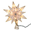 UL 10L 12-Point Capiz Star With Gemstone Center Treetop