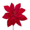 Red Velvet Poinsettia Stem 
