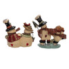 4.5-5.25" Snow Town Snow-Mates & Ice Skater Table Pieces, 2 Assorted