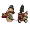 4" Snow Town Gift Give Snowman Table Piece