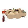 5.25" Snow Town Family With Animals Table Piece