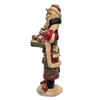 9" Snow Town Santa With Gift & Snowman Table Piece