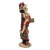 9" Snow Town Santa With Gift & Snowman Table Piece