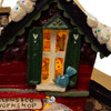 10.5" Light Up Snow Town Santa Workshop Table Piece