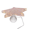 11.5" Battery Operated LED Pink Star Treetop