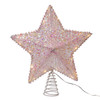 11.5" Battery Operated LED Pink Star Treetop