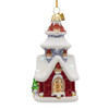 Noble Gems™ Glass Christmas House Ornament