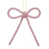 Pink Bow Ornament 