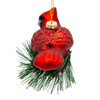 Glass Cardinal Ornament