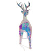 35.4" Lighted Magical Iridescence Holographic Reindeer