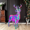 35.4" Lighted Magical Iridescence Holographic Reindeer