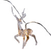 9' Battery Operated LED Acrylic Deer Light Set