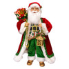 18" KSA Kringles Holly Days Red, Green & Gold Santa