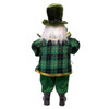 18" KSA Kringles Irish Santa With Shamrock Staff