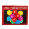 31.6' 20L Multicolor G40 Faceted LED Connectible Light Set