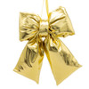Large Metallic Gold Bow