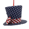 Patriotic Stars & Stripes Hat Ornament