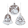 Iced Cookie Ornaments, 3 Assorted