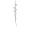 Silver Icicle Ornaments, 12-Piece Set