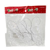Silver Icicle Ornaments, 12-Piece Set