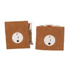 5" Battery Operated LED Red, White & Green Gingerbread House, 2 Assorted