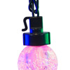 14' 10-Piece Dual Color Multicolor & Warm White LED Bubble G40 String Yard Stakes