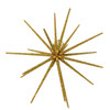 11" Gold & Silver Glittered Starburst Treetop