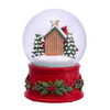 100MM Wind-Up Musical Cardinals With Tree Water Globe