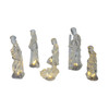 6-Piece Battery Operated Acrylic  Lighted Nativity Set Figurines