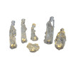 6-Piece Battery Operated Acrylic  Lighted Nativity Set Figurines