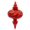 17.3" Red Shatterproof Finial Ornament