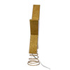 11.5" UL 22L Multicolor Infinity Effect SMD LED Gold Glitter Star Tree Topper