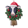 Farm Cow With Cowbell Ornament