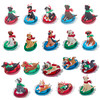 Dogs On Snow Tube Ornaments For Personalization, 18 Assorted