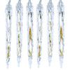 29' 10L LED Cool White Icicle Light Set