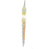 29' 10-Piece Cool White Filament LED Connectible Icicle String Light