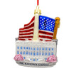 Glass Washington DC Cityscape Ornament