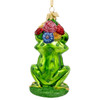 Noble Gems™ Glass Flower Frog Ornament