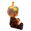 17.7" Lighted Magical Iridescence Pumpkin Man With LCD Eyes