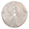 48" Silver Jacquard Tree Skirt