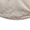 48" Silver Jacquard Tree Skirt