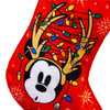 Disney© Vintage "Happy Holidays" Mickey Reindeer Stocking